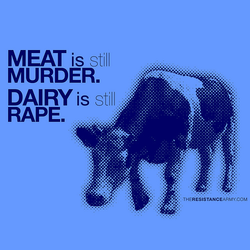 Meat is Still Murder. Dairy is Still Rape.